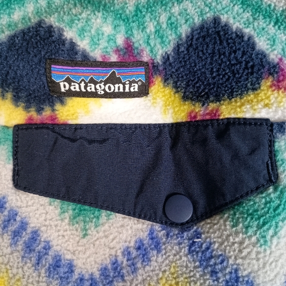 Patagonia Synchilla Women's XS Snap-T Fleece  Timber Twist Aztec Pullover Jacket - Picture 3 of 6